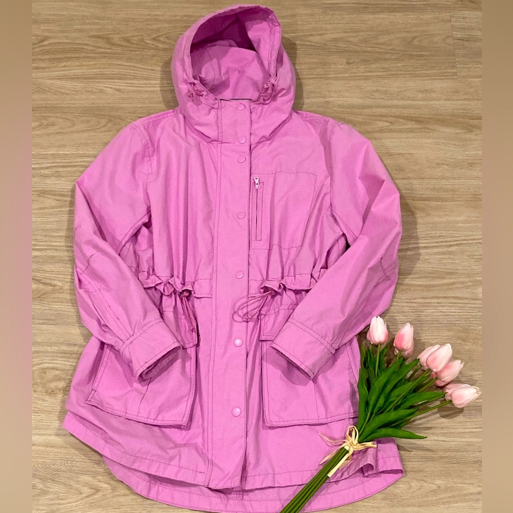 J CREW HOODED SPRING JACKET
